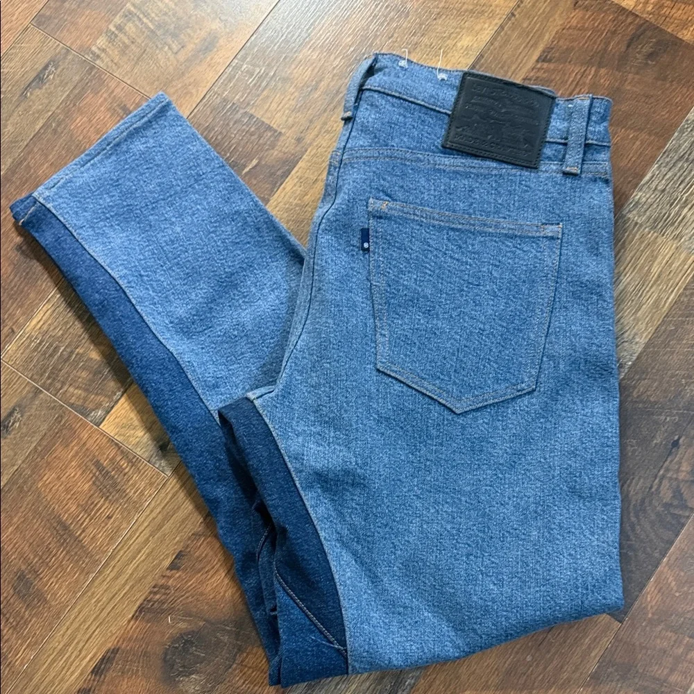 Levi’s Made & Crafted Rodeo Bow-Legged Straight Jeans Two-Tone Blue 32x34